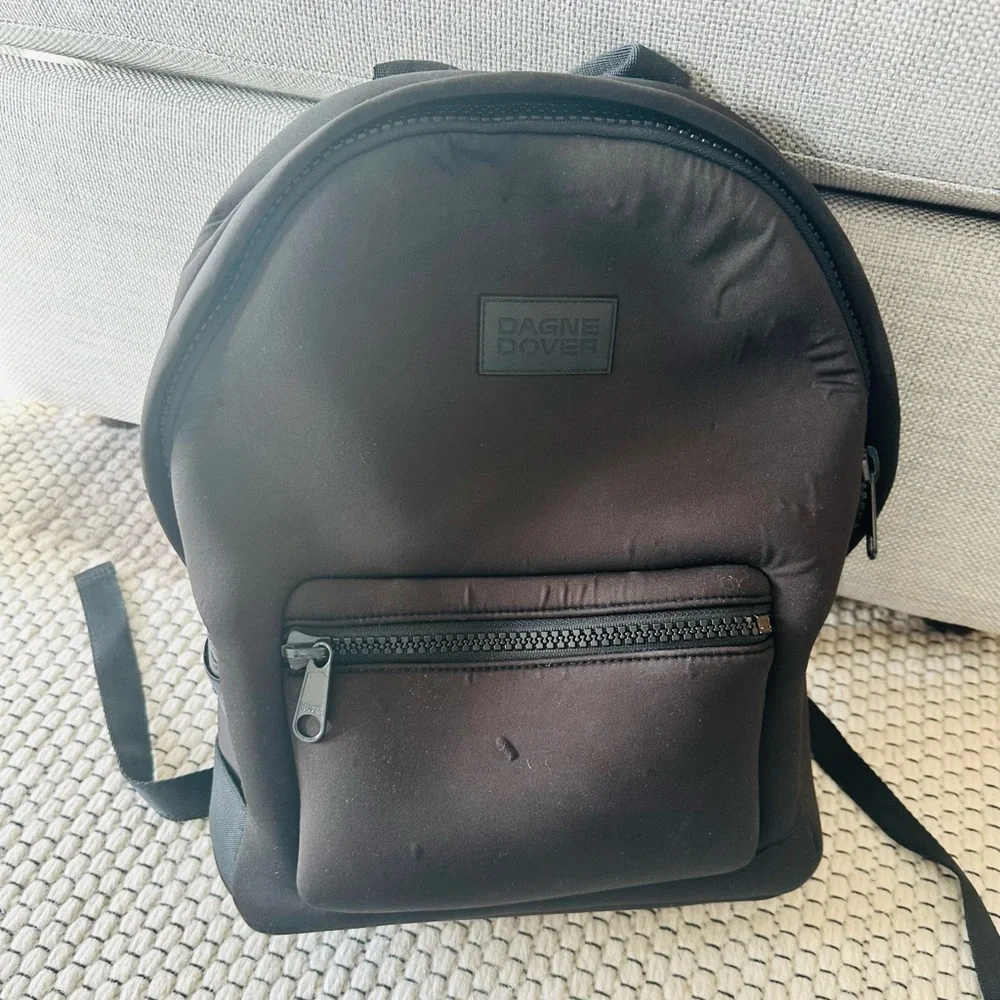 Dagne Dover Dakota Neoprene Backpack size medium in black - Picture 9 of 9